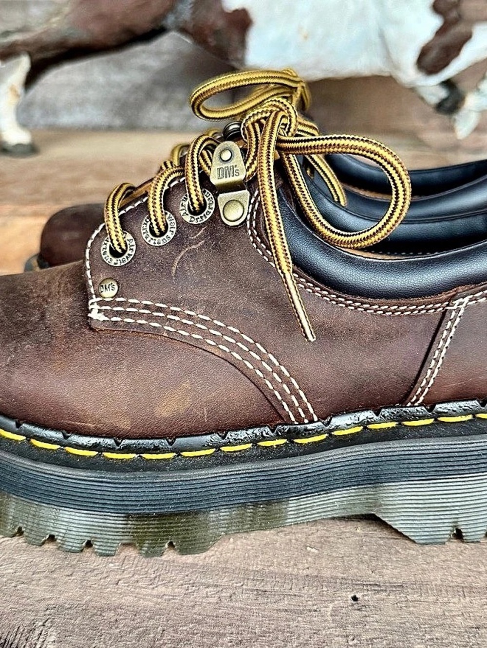 Dr. Martens 1461 Bex Leather Oxfords Brown US 6